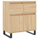  Skjenk sonoma eik 60x35x70 cm konstruert tre