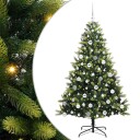  Kunstig hengende juletre med 300 LED lamper grønn 180 cm