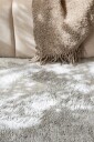 Cozy Ryeteppe Rundt 120 cm - Sølv