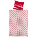Coca Cola sengetøy   Sengetøy med 2 i 1 design   100% bomull sengesett