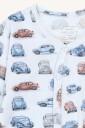 Hust & Claire bambus Mulle Retro Cars heldress   water   92
