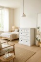 Nordic Furniture Group   Kommode 3+2 skuffer   Hvit