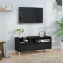 vidaXL TV-benk svart 100x34,5x44,5 cm konstruert tre