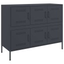 Skjenk antrasitt 100,5x39x79 cm stål 8721102390609