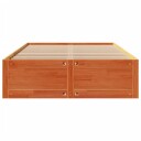  Sengeramme uten madrass med skuffer brun 160x200 cm heltre furu 8721158382399