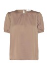 Rosemunde Rhjasmine Silk Blend Ss Blouse Brown 42