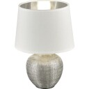 Trio Lighting Luxor bordlampe sølv 26 cm