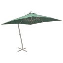 vidaXL Hengeparasoll 300x300 cm grønn aluminiumstang
