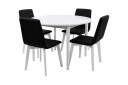 Spisegruppe Phorma med 4 Holcus Stol   Hvit
