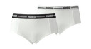 Puma Truser 2P Iconic Mini Shorts Hvit Small Dame