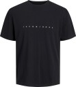 Jack & Jones Jjestar Jj Tee Ss Noos   Black   XS