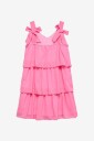 Vero Moda Girl   Volangkjole VmFelicia Strap Ruffle   Rosa