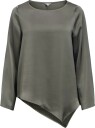 Object Objchilli L/S Asymmetric Top 146 Nd   GUNMETAL   36