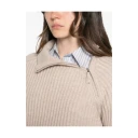 Allude, Dame, Strikkevarer, Beige, M,