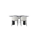 Spisegruppe Venture Home Isolde med 4 stk Evelina Stoler