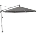 Glatz Sombrano S+ fritthengende parasoll 400 cm anodisert aluminium Kat.5 807 Lava