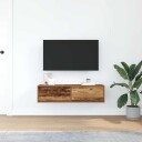  TV skap Gamle tre 100x31x25,5 cm Konstruert tre