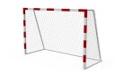 Håndballmål Mini 240x160cm 3mm PP 10cm masker hvit