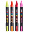 Posca Posca PC-5M Neon  Set of 4