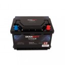 SKANBATT Lithium Batteri 12V 100Ah 100A BMS - Bluetooth - Bobil - 279x176x190mm - Small