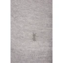 Saint Laurent, Dame, Strikkevarer, Grå, S,