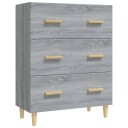 vidaXL Skjenk grå sonoma 70x34x90 cm konstruert tre