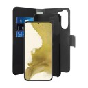 Puro 2-i-1 Magnetisk Lommebokdeksel Galaxy S23+ Svart med Kredittkortlomme