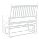  Gyngebenk hvit 118x70x104,5 cm heltre poppel 4008868