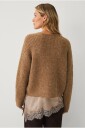 Ellos Collection   Kardigan med dekorativ knapp   Beige