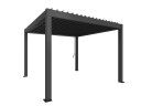 Biohort Pergola størrelse 3,5 x 3,5 metallic mørkegrå