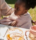 Liewood Beatrix barneservise 2 deler Peach sea shell