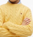 Tommy Hilfiger Genser - Strikk - Toskansk sol Yellow - Tommy Hilfiger - 7 år (122) - Genser - Gul