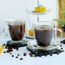 Dorre Kirk kaffekopp med doble vegger 24 cl 2-pakning Glass 1714515-01-0 1714516-01-0