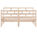 vidaXL Sengeramme heltre furu 140x190 cm