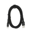 DACOTA PLATINUM USB-USBC- KABEL 2M, SVART