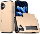 EIDERWOOD iPhone 17 Hybrid Deksel med Kortholder – Gull