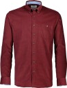 Bison Fine Corduroy Shirt L/S   BORDEAUX   M