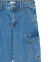 Grunt Jeans Worki Low Waist Cargo Authentic Blue 13 år 158 Jeans Blå