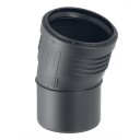 Geberit Silent 40x40mm 45° Bend med Muffe for Lydisolering