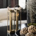 Halvor Bakke Marmi Lanterne messing H40 innendørs kronelys