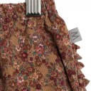 Caramel Flowers Wheat Nappy Pants Ruffles Shorts (62 / 3 mnd)