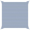 vidaXL Solskygge seil Blå og hvit 4,5 x 4,5 m 100% polyester Oxford