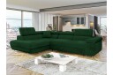 Gabina Sofa med Sjeselong 3 seter   Grønn