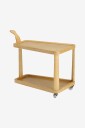 Ellos Home - Sidebord / serveringsvogn Vagn - Natur
