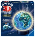 Ravensburger Puslespill 3D 72 Deler Children Globe Nightlight