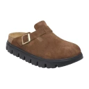 Birkenstock Boston Chunky Leve Dark Tea/Black   Brown   40