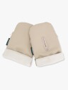 KongWalther Kong.walther Creme Fleece Stroller Gloves - Beige - ONE SIZE