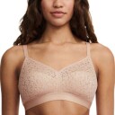 Chantelle BH EasyFeel Norah Wirefree Bra Beige nylon E 90 Dame