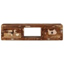 Veggmontert TV benk 100x32x25 cm gjenvunnet heltre