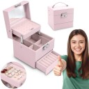 B2X Luksus smykkeskrin MS 703 Massido Rosa